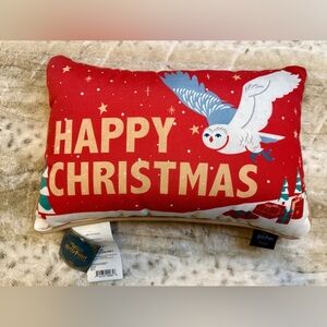 NWT *Discontinued* Universal Studios Harry Potter Christmas Hedwig Pillow